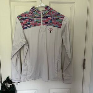 Colorful Quarter-Zip Pullover Golf Links
